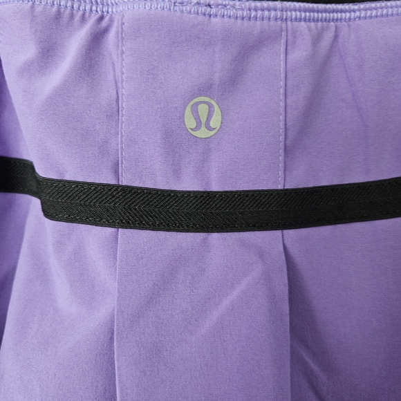 Lululemon Purple and Black Athletic Skort - Picture 3 of 5